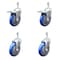 Service Caster 5 Inch SS Blue Poly Swivel 3/8 Inch Threaded Stem Caster Total Lock Brake, 2PK SSTSTTL20S514-PPUB-BLUE-381615-2-S-2 - alternate 4